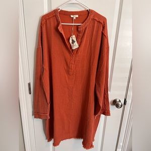 NWT Easel oversized loose fitting dress size large